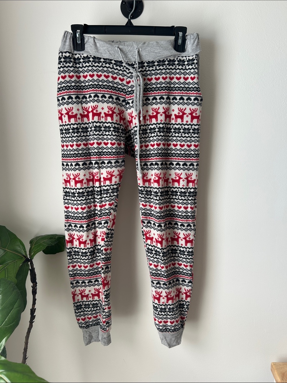 Knit Christmas jogger pj pants
